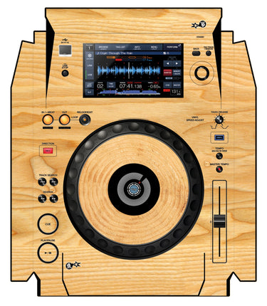 Pioneer DJ XDJ 1000 Skin Woody